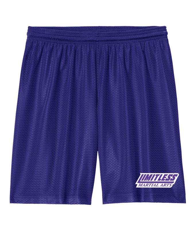 Limitless Martial Arts Mesh Shorts, Purple