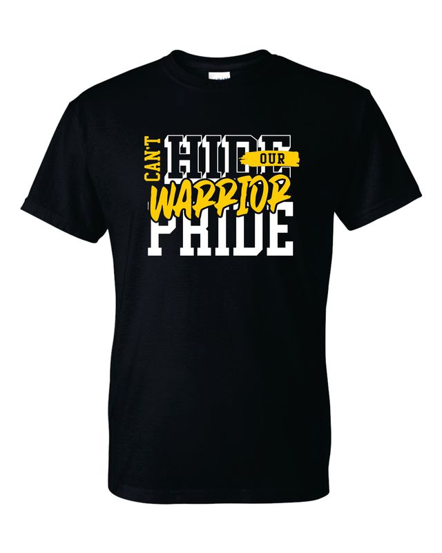 WARRIOR PRIDE T-SHIRT, BLACK