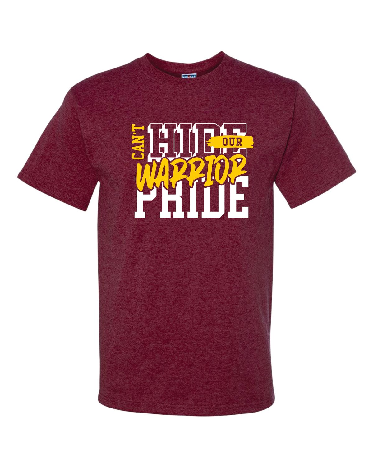 WARRIOR PRIDE T-SHIRT, VINTAGE HEATHER MAROON