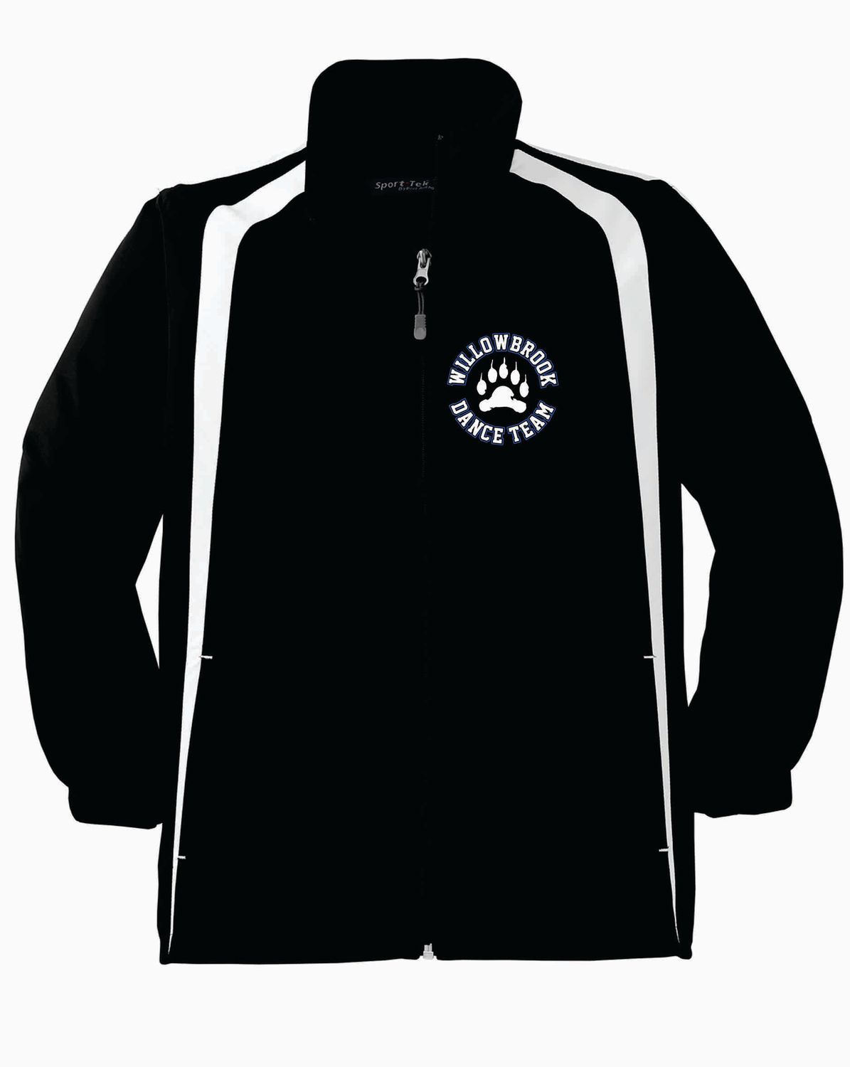 Willowbrook Dance Team Jacket, Black/White