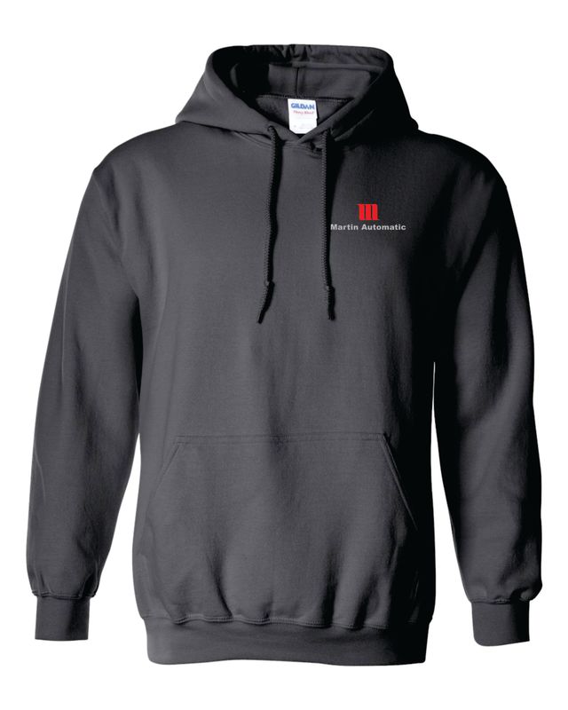 Martin Automatic Hooded Sweatshirt, Charcoal