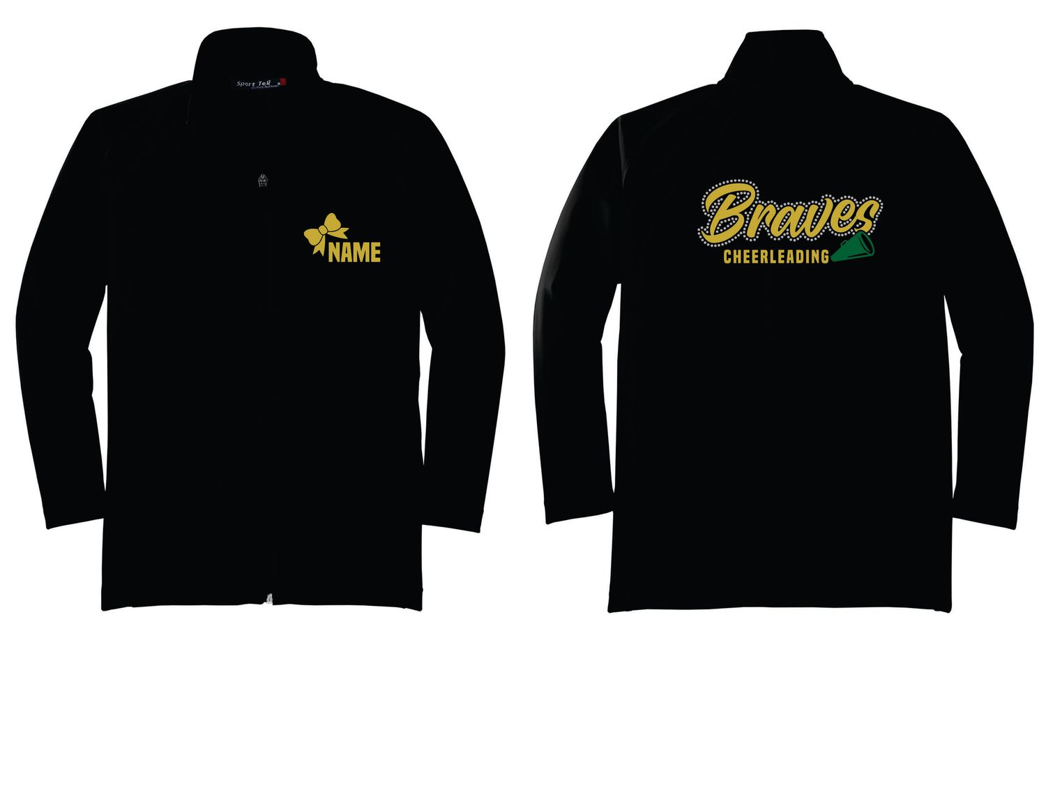 RMS CHEERLEADING JACKET, BLACK