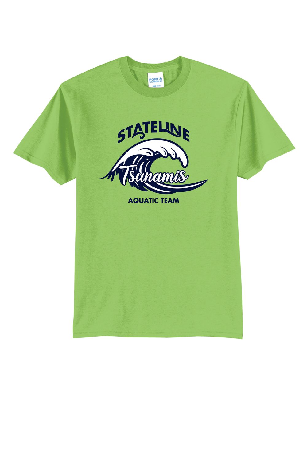 STATELINE AQUATIC T-SHIRT, LIME