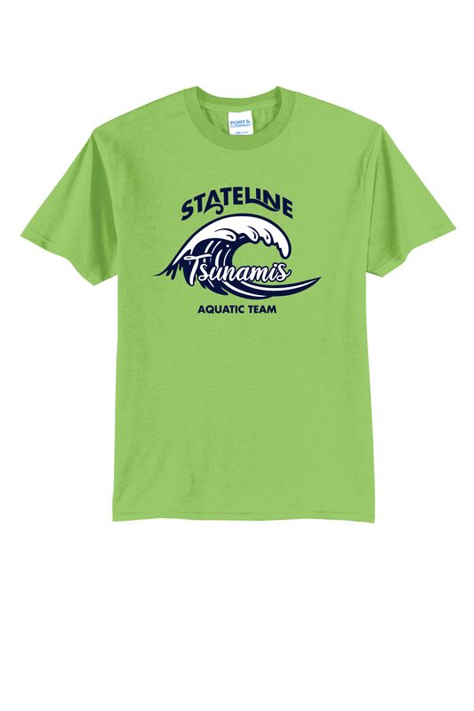 STATELINE AQUATIC T-SHIRT, LIME