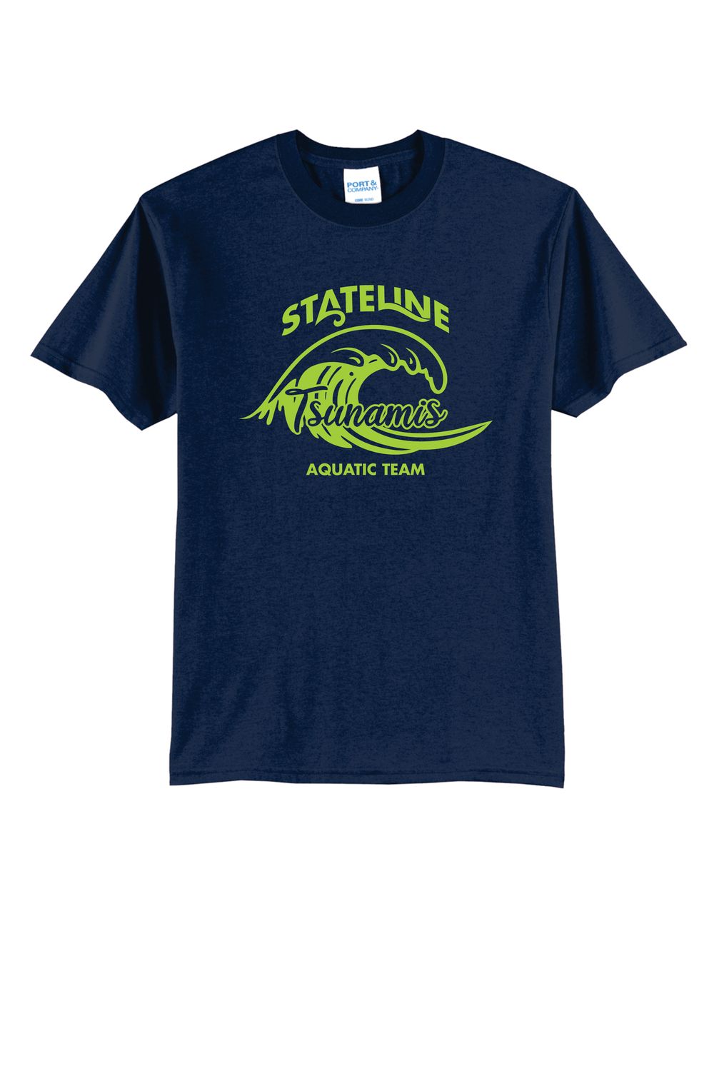 STATELINE AQUATIC T-SHIRT, NAVY