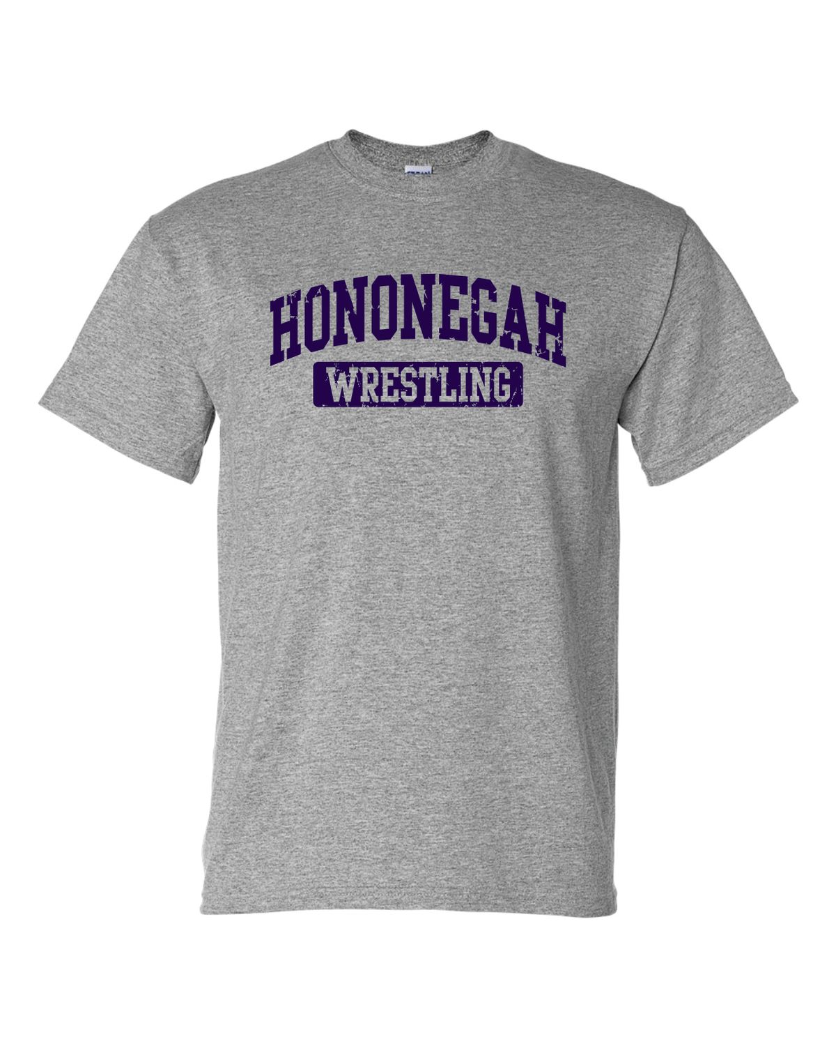 HONONEGAH WRESTLING T-SHIRT, SPORT GREY