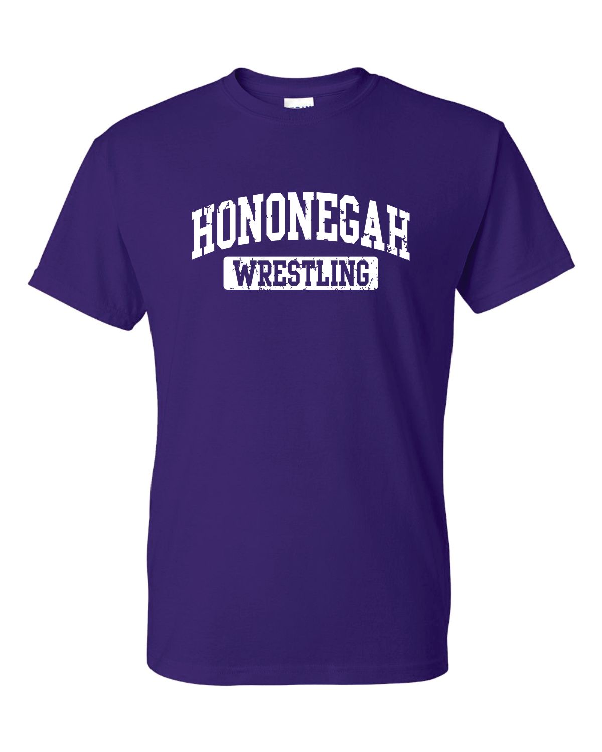 HONONEGAH WRESTLING T-SHIRT, PURPLE