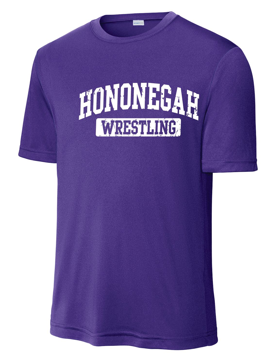 HONONEGAH WRESTLING PERFORMANCE T-SHIRT, PURPLE