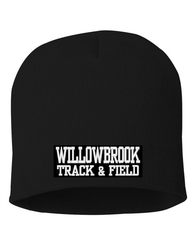 Willowbrook Track &amp; Field Knit Beanie, Black