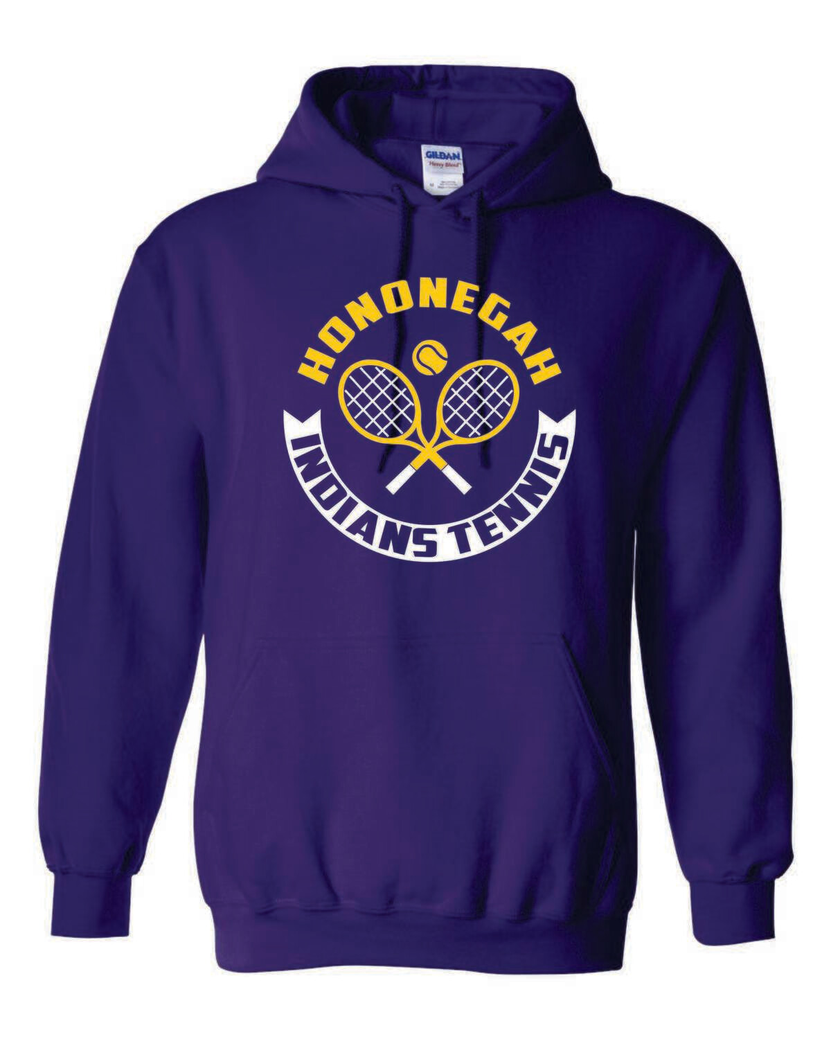 Hononegah Tennis Hooded Sweatshirt, 4 Color Options