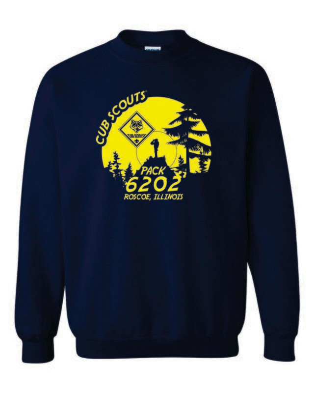 PACK 6202 CREWNECK SWEATSHIRT, NAVY