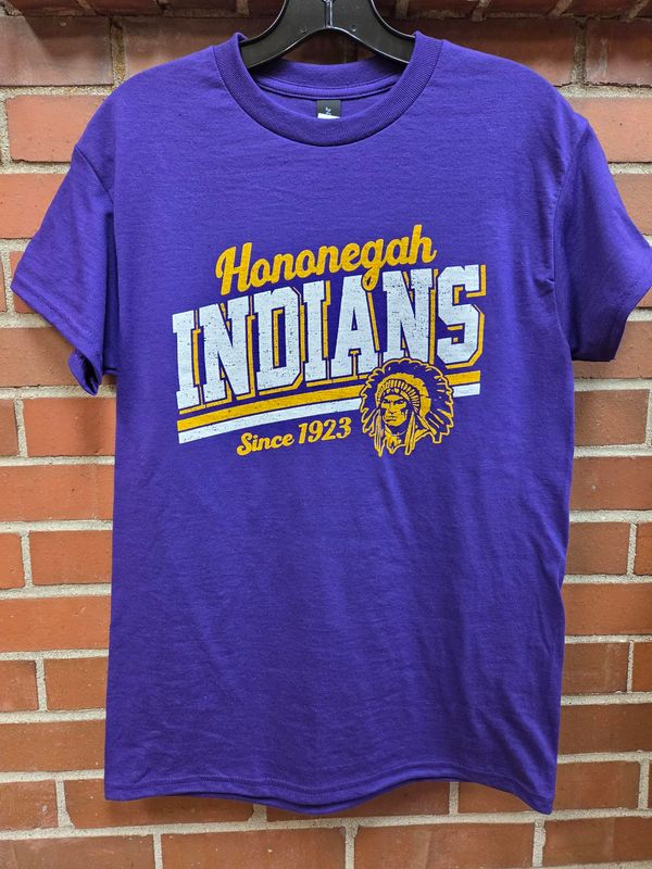 Hononegah Indians T-shirt, Purple