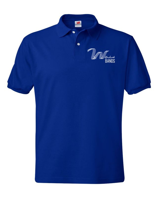 WILLOWBROOK BAND POLO, DEEP ROYAL