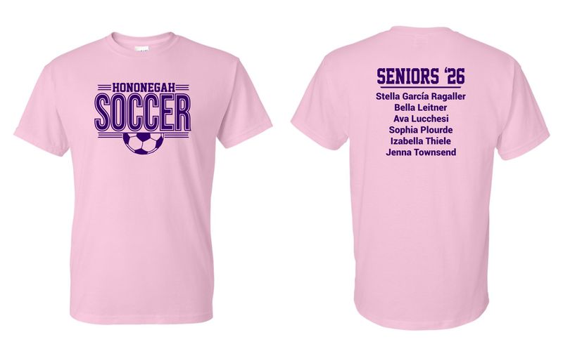 HONONEGAH SOCCER SENIOR NIGHT T-SHIRT