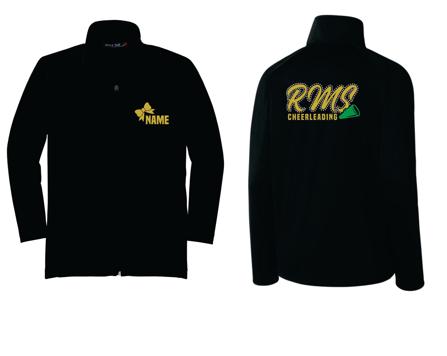 RMS CHEERLEADING JACKET, BLACK