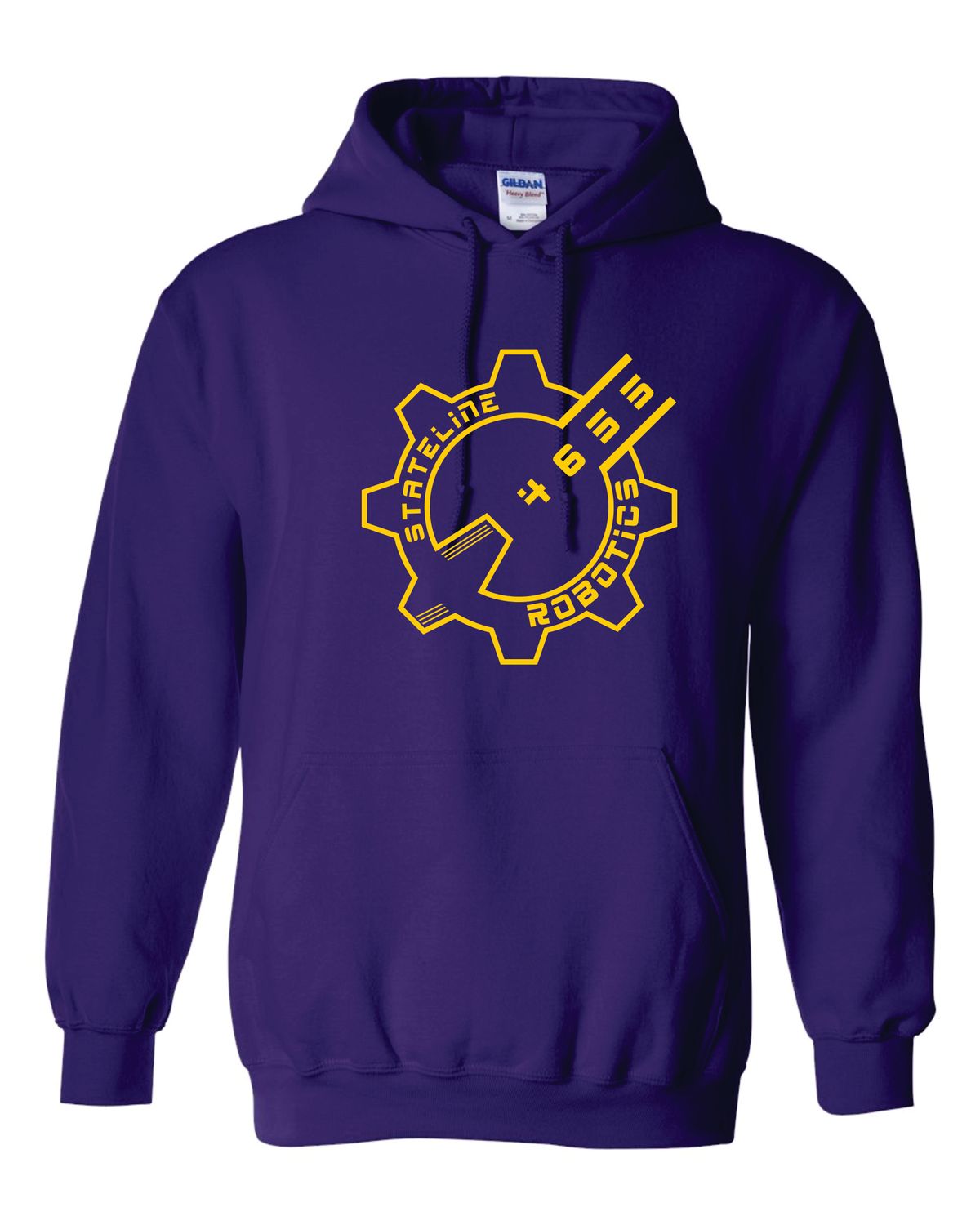 Stateline Robotics Hooded Sweatshirt, Purple