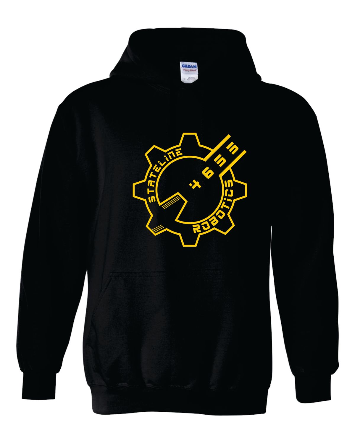 Stateline Robotics Hooded Sweatshirt, Black