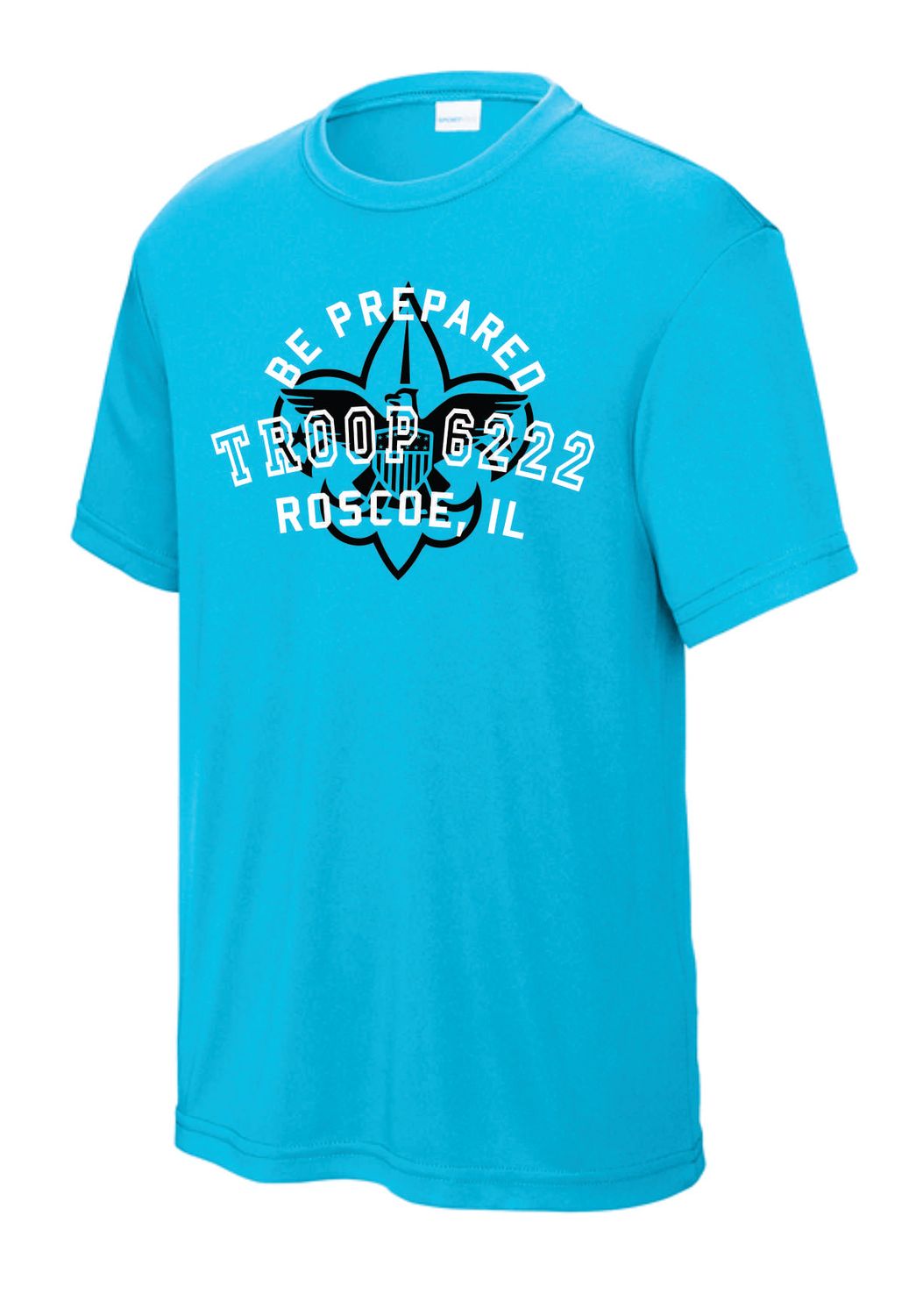 Troop 6222 Performance T-shirt, Atomic Blue
