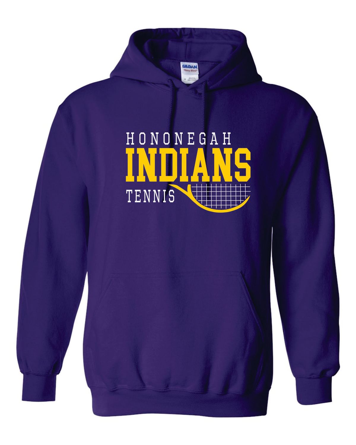 Hononegah Tennis Hooded Sweatshirt, 4 Color Options