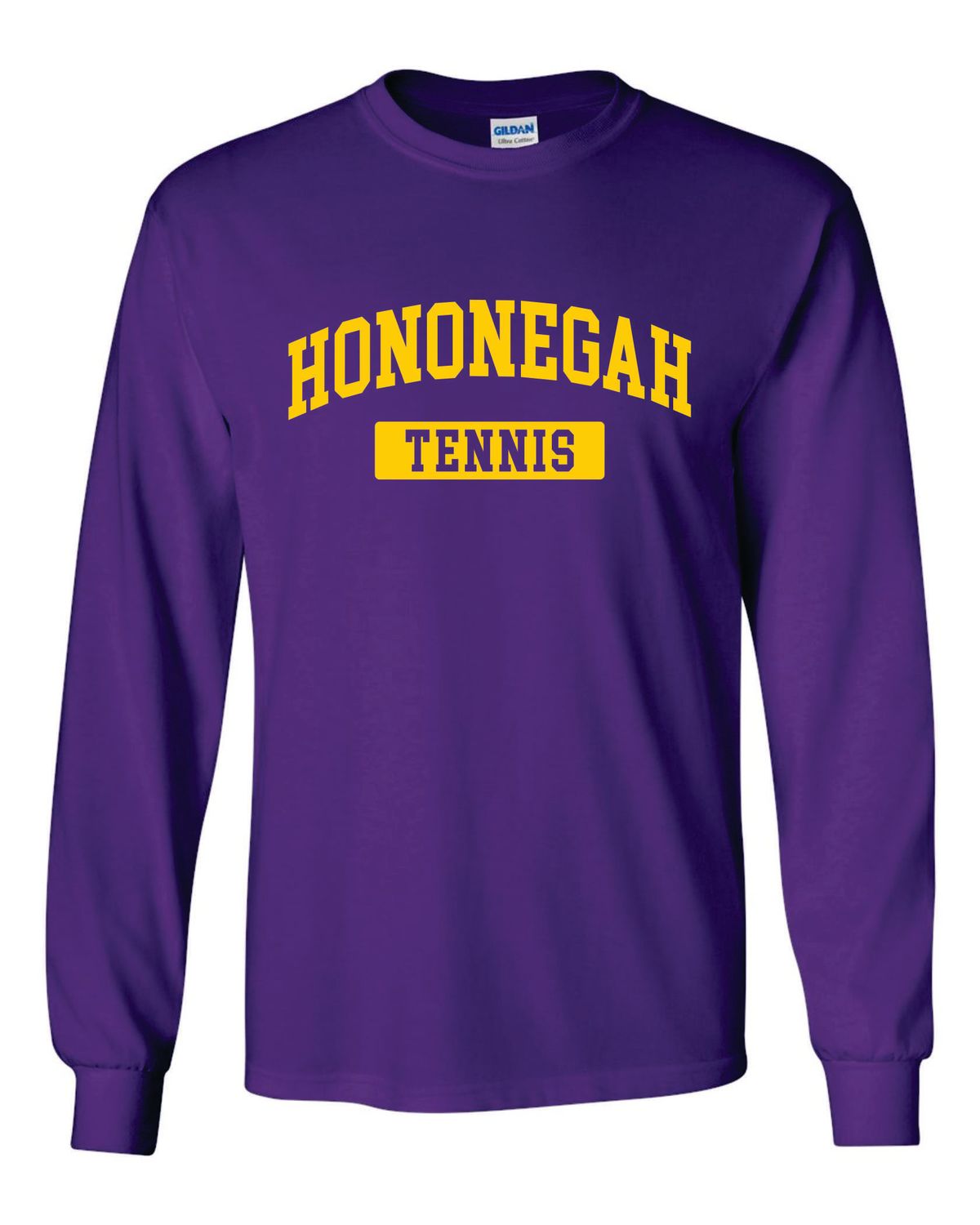 Hononegah Tennis Long Sleeve T-shirt, 4 Color Options