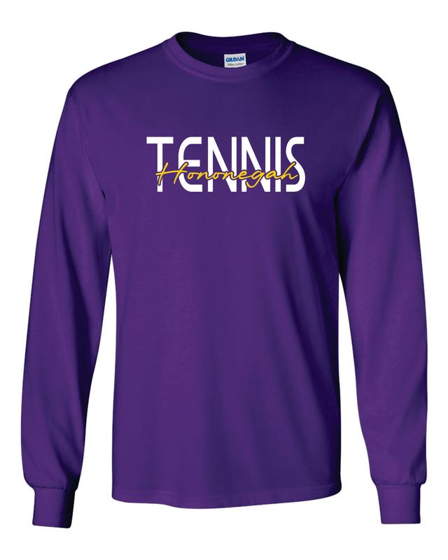 Hononegah Tennis Long Sleeve T-shirt, 4 Color Options