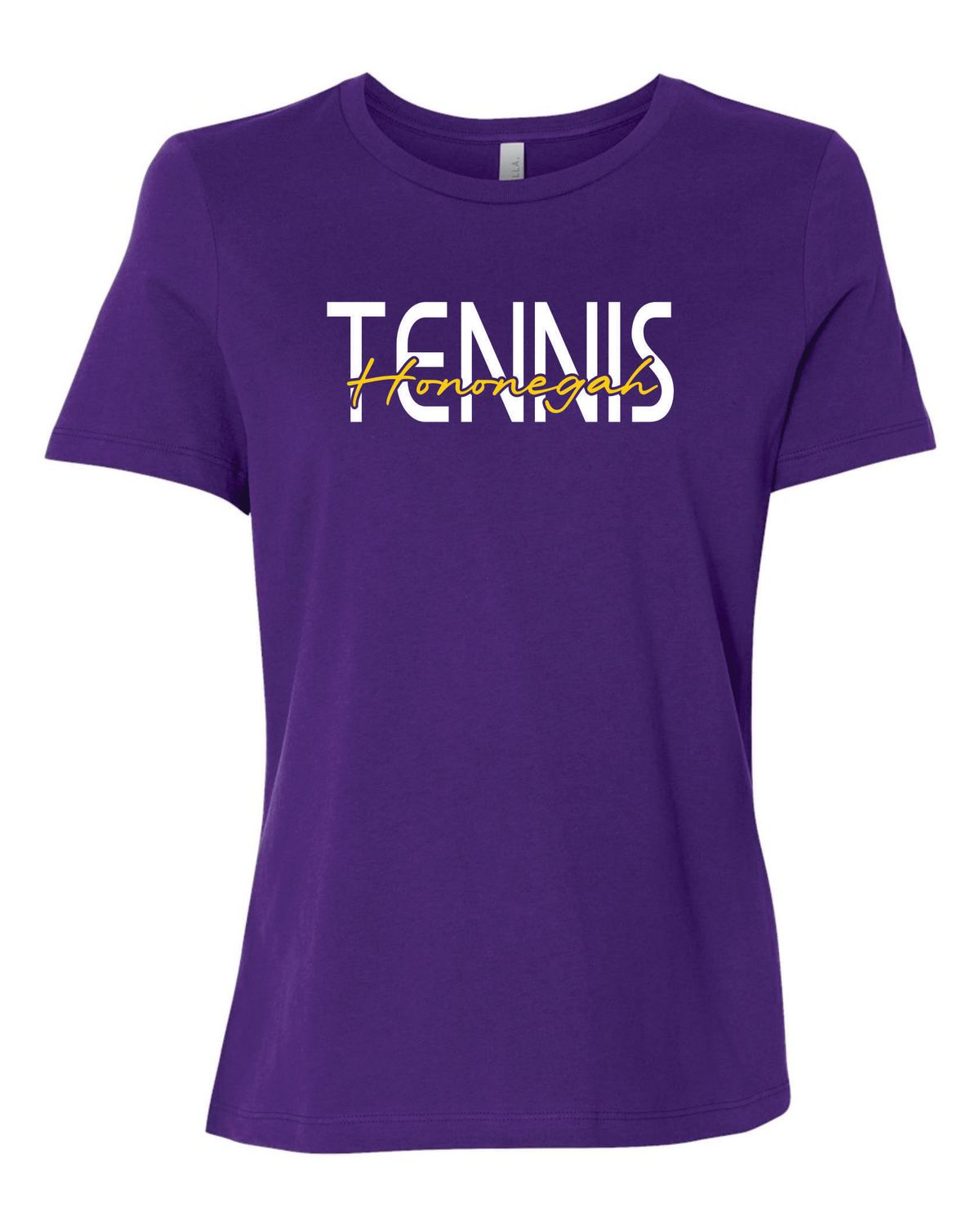 Hononegah Tennis Women's Relaxed Tee, 4 Color Options