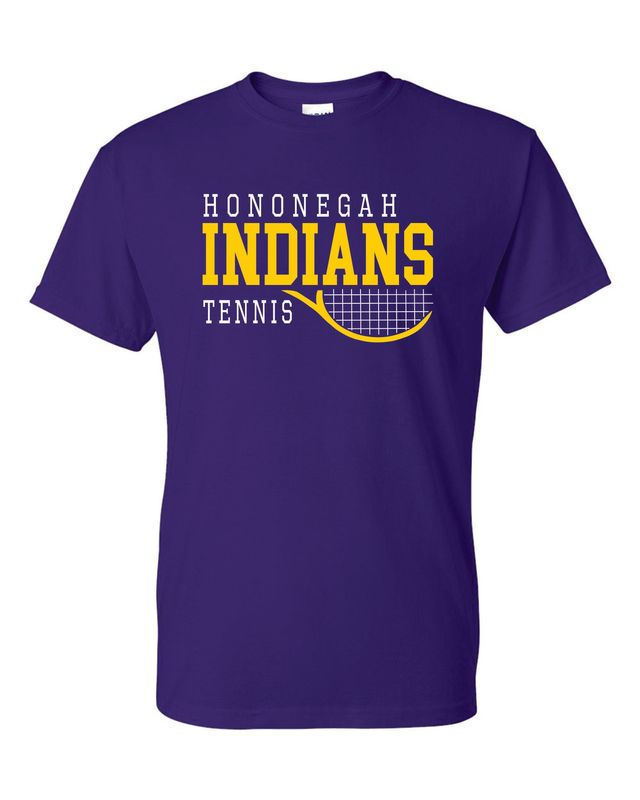 Hononegah Tennis T-shirt, 4 Color Options