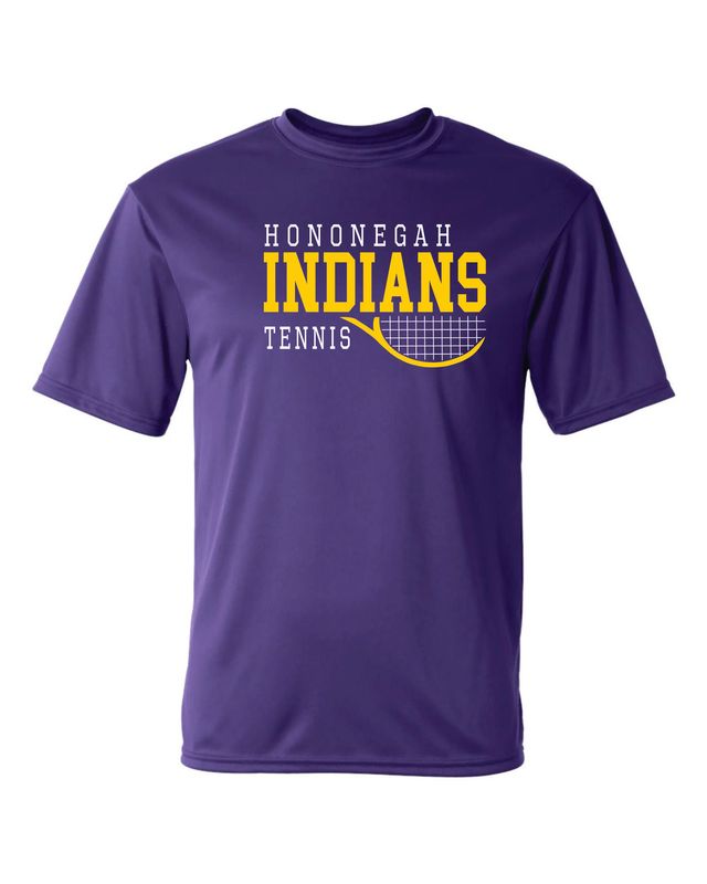 Hononegah Tennis Performance T-shirt, 4 Color Options