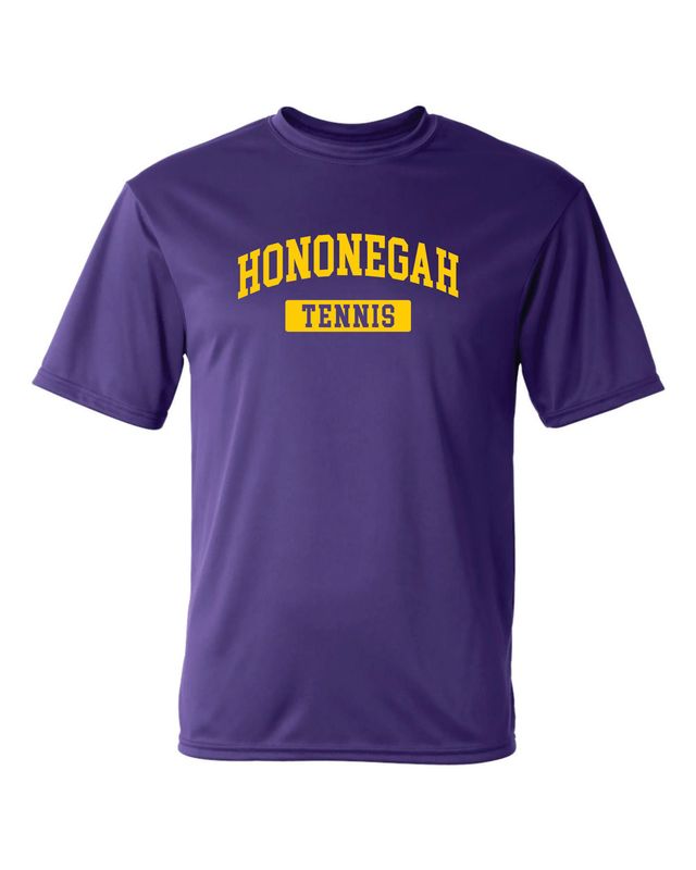 Hononegah Tennis Performance T-shirt, 4 Color Options