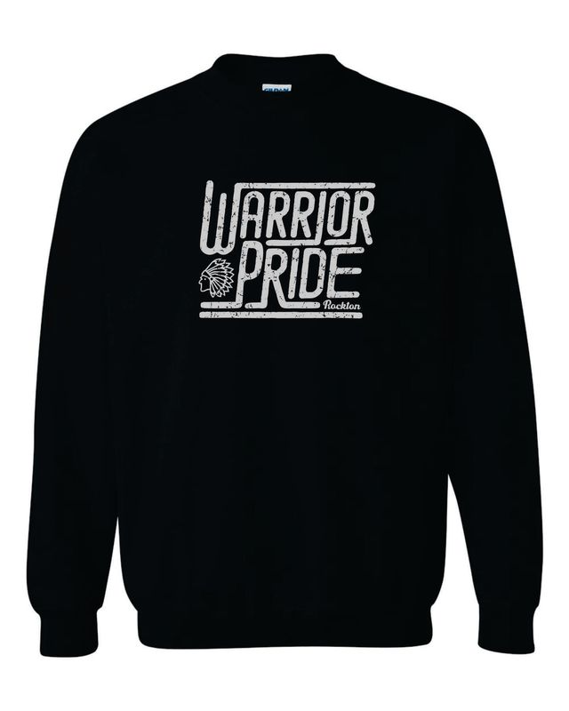 WARRIOR PRIDE CREWNECK SWEATSHIRT, BLACK