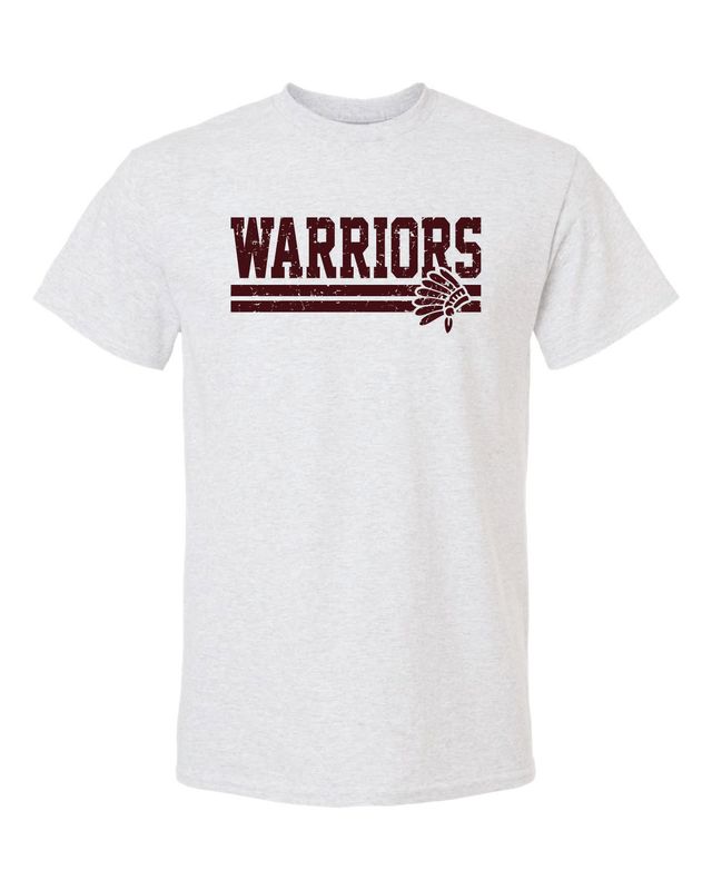 WARRIORS T-SHIRT, ASH GREY