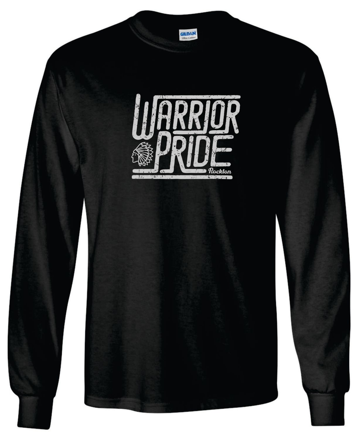 WARRIOR PRIDE LONG SLEEVE T-SHIRT, BLACK