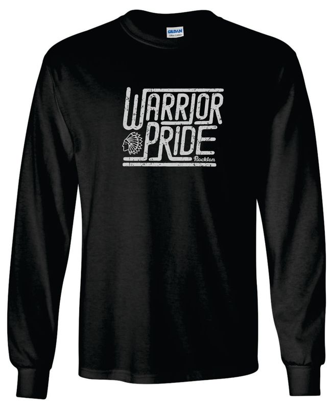 WARRIOR PRIDE LONG SLEEVE T-SHIRT, BLACK