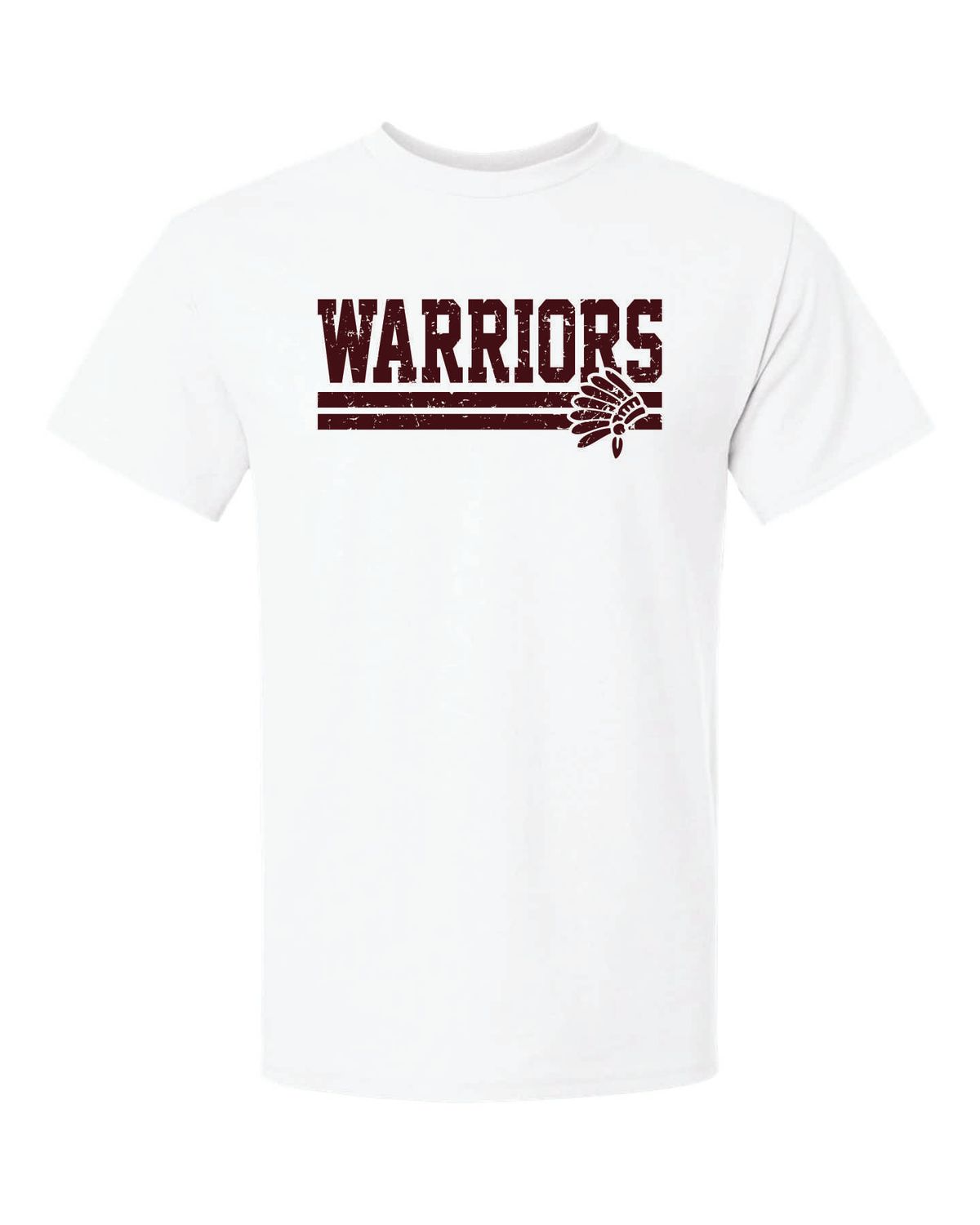 WARRIORS T-SHIRT, WHITE
