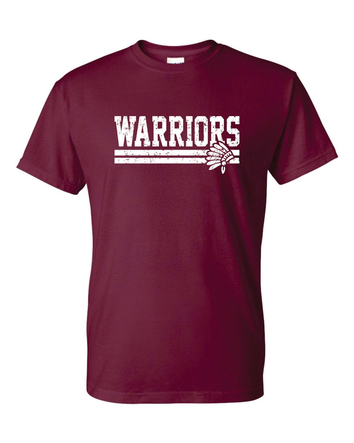 WARRIORS T-SHIRT, MAROON