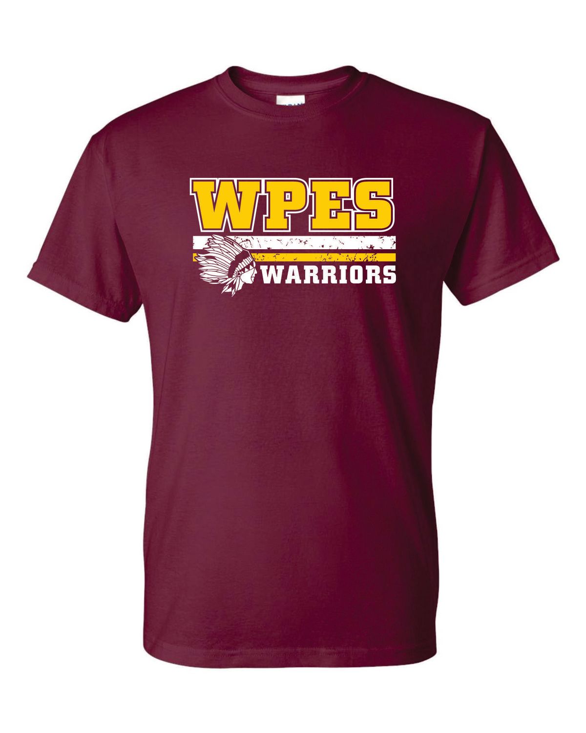 WPES T-SHIRT, MAROON