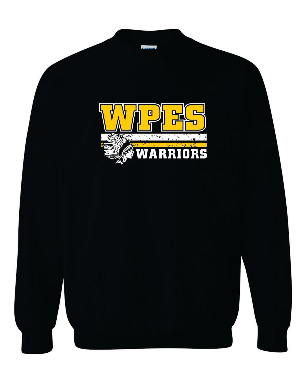 WPES CREWNECK SWEATSHIRT, BLACK
