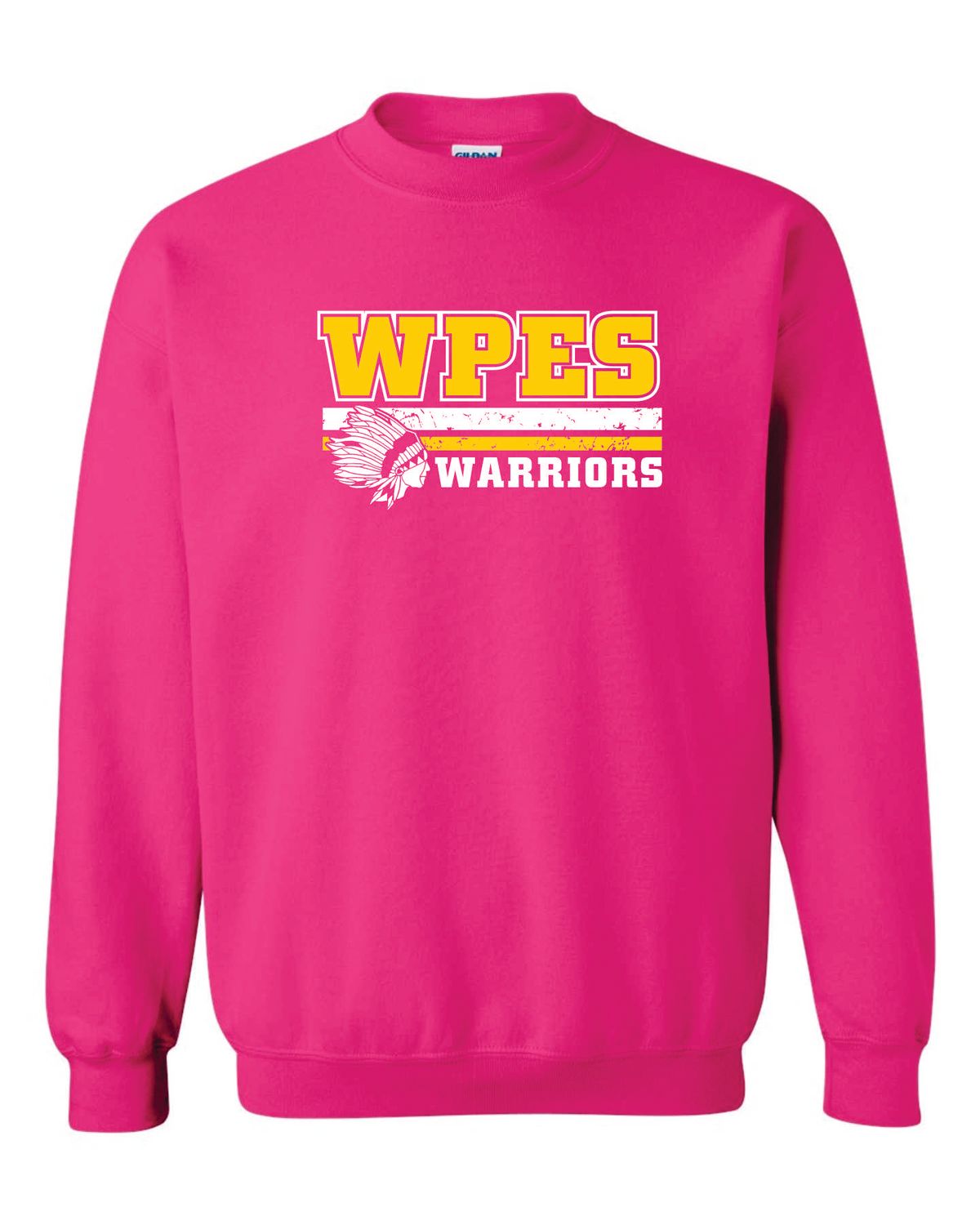 WPES CREWNECK SWEATSHIRT, HELICONIA PINK