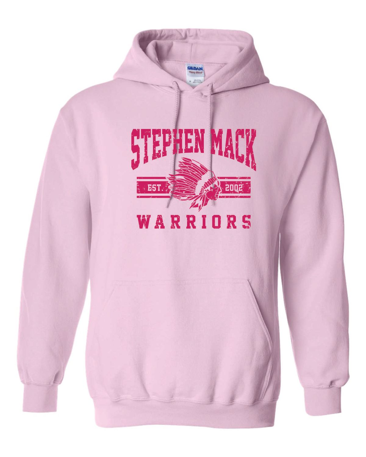 STEPHEN MACK HOODED SWEATSHIRT, LIGHT PINK