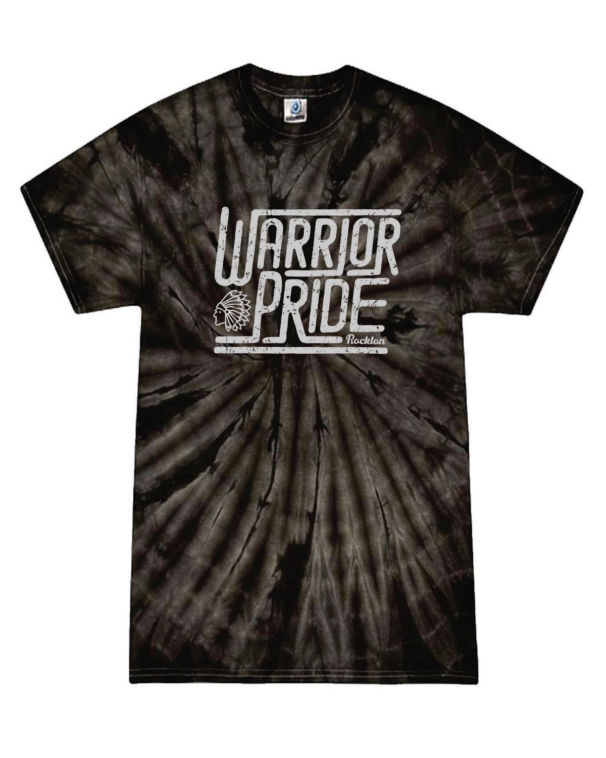 WARRIOR PRIDE TIE-DYE T-SHIRT, SPIDER BLACK
