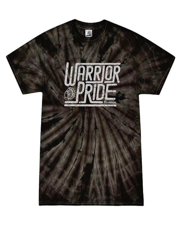 WARRIOR PRIDE TIE-DYE T-SHIRT, SPIDER BLACK
