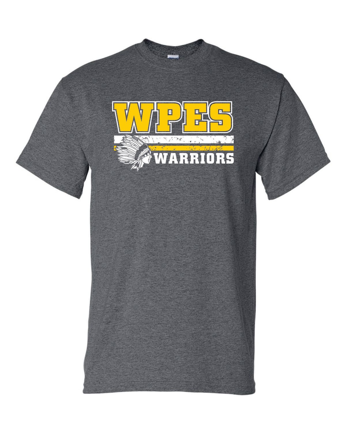WPES T-SHIRT, DARK HEATHER GREY