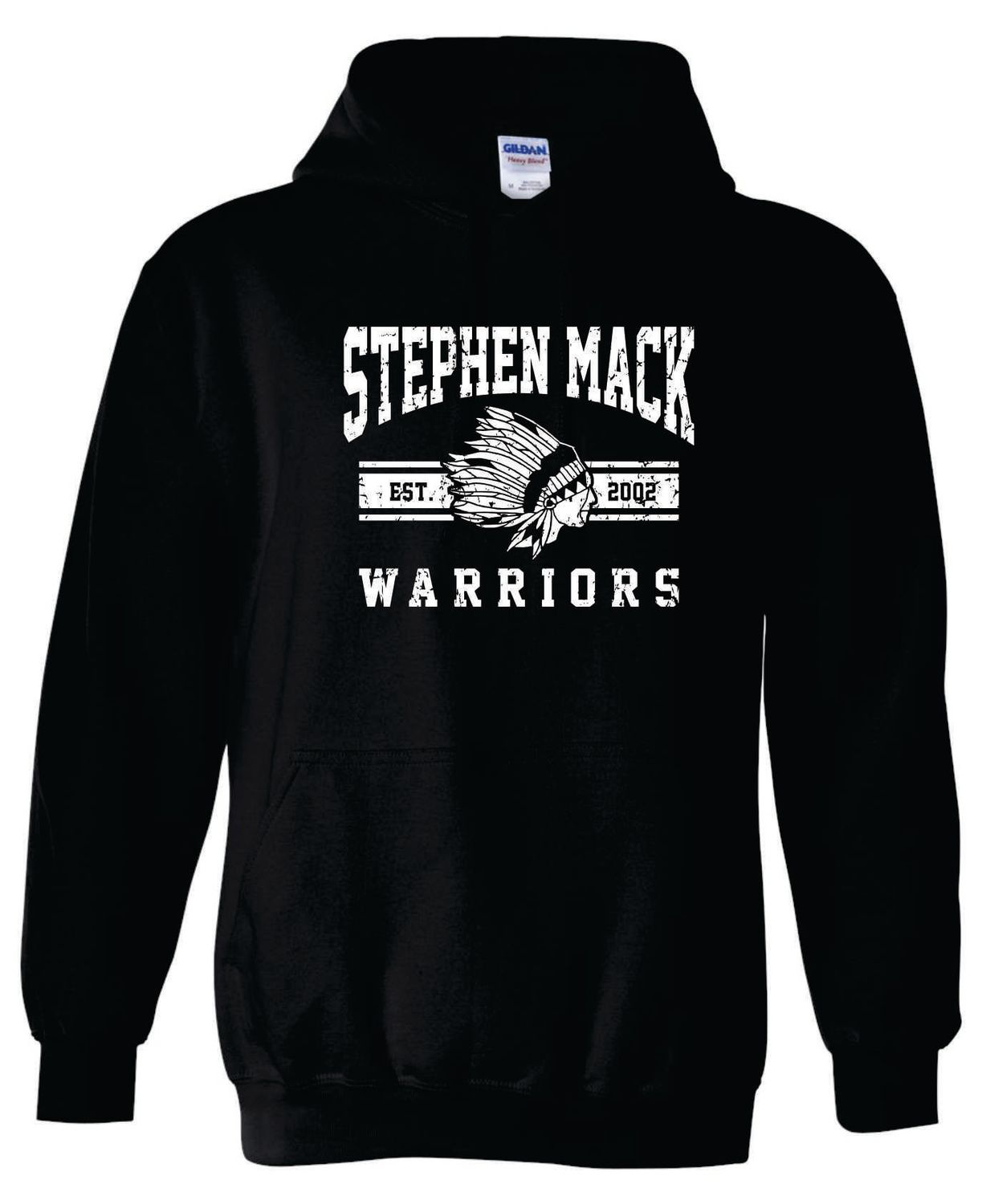 STEPHEN MACK HOODED SWEATSHIRT, BLACK