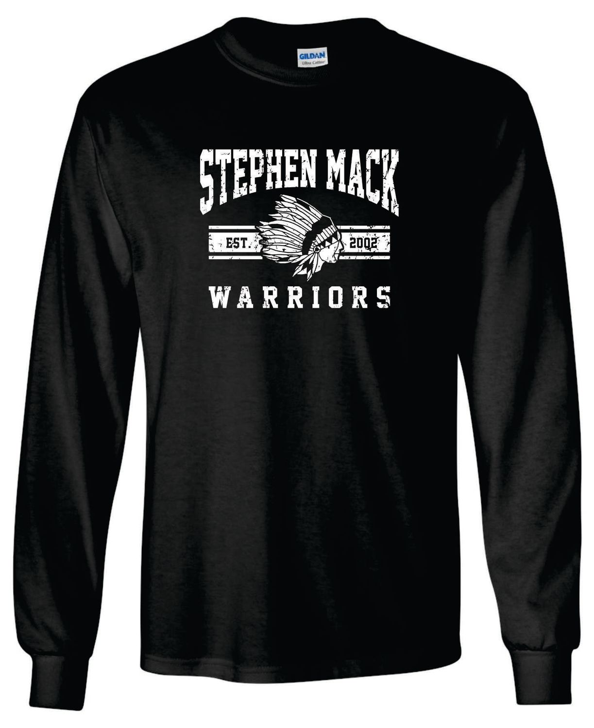 STEPHEN MACK LONG SLEEVE T-SHIRT, BLACK