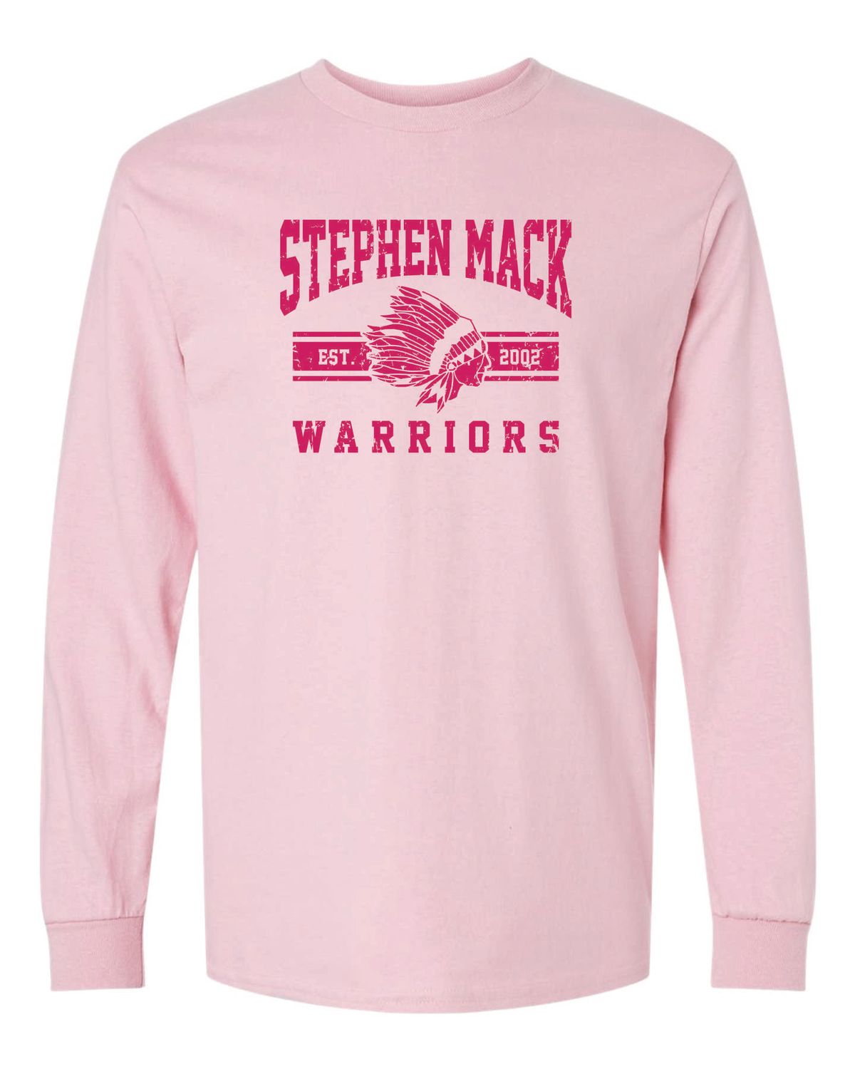 STEPHEN MACK LONG SLEEVE T-SHIRT, LIGHT PINK