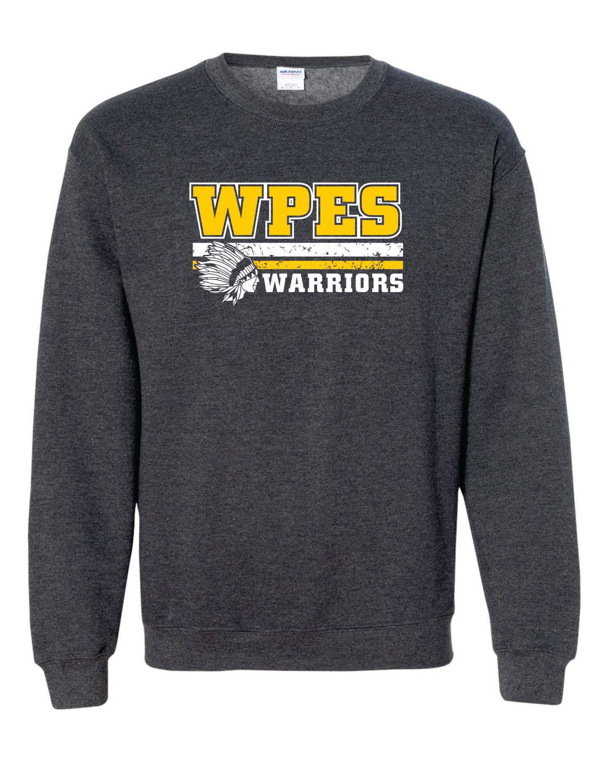 WPES CREWNECK SWEATSHIRT, DARK HEATHER GREY