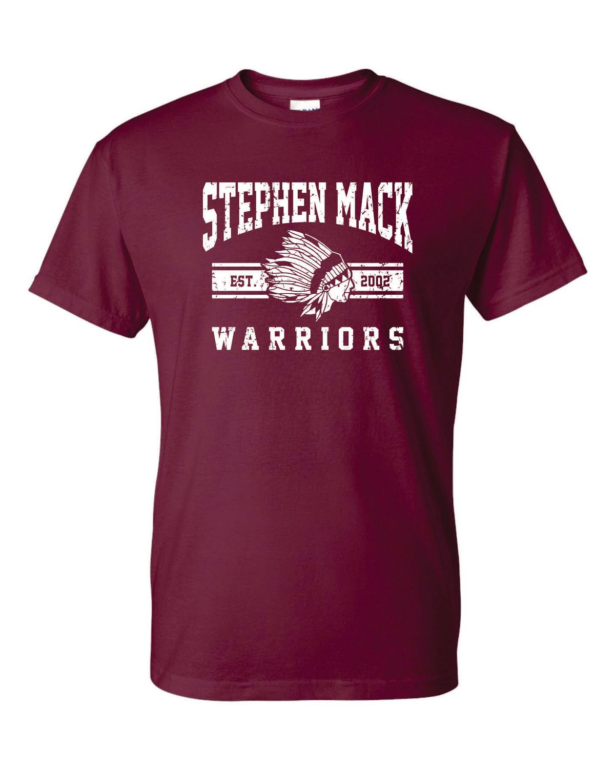 STEPHEN MACK T-SHIRT, MAROON