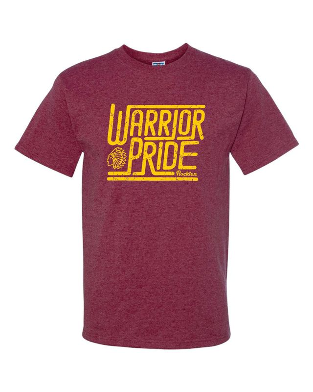 WARRIOR PRIDE T-SHIRT, VINTAGE HEATHER MAROON