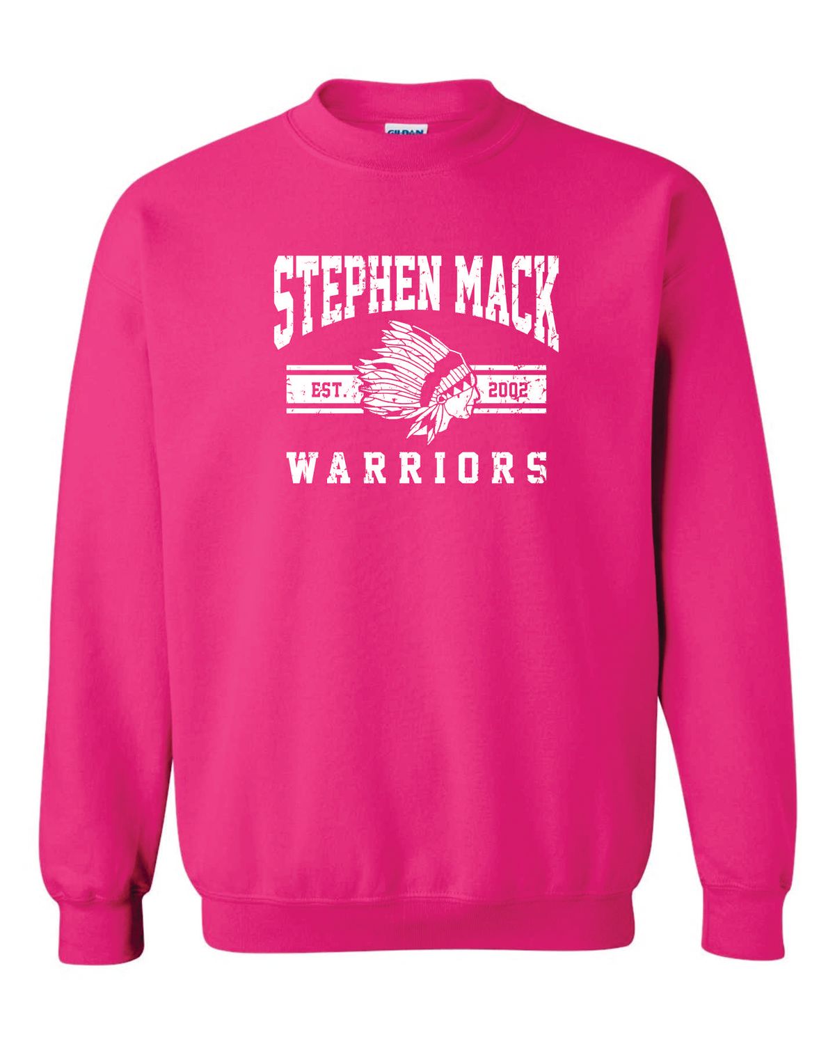 STEPHEN MACK CREWNECK SWEATSHIRT, HELICONIA PINK