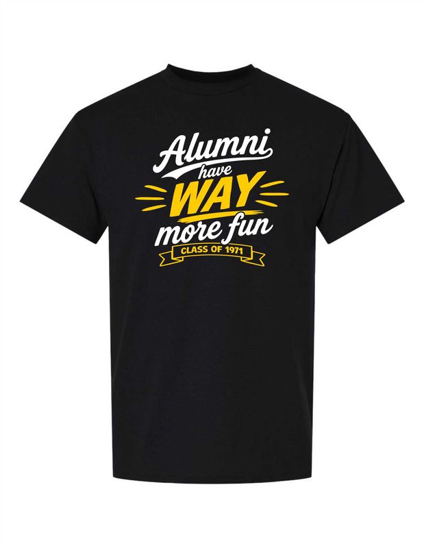 Class of 1971 T-shirt, Black